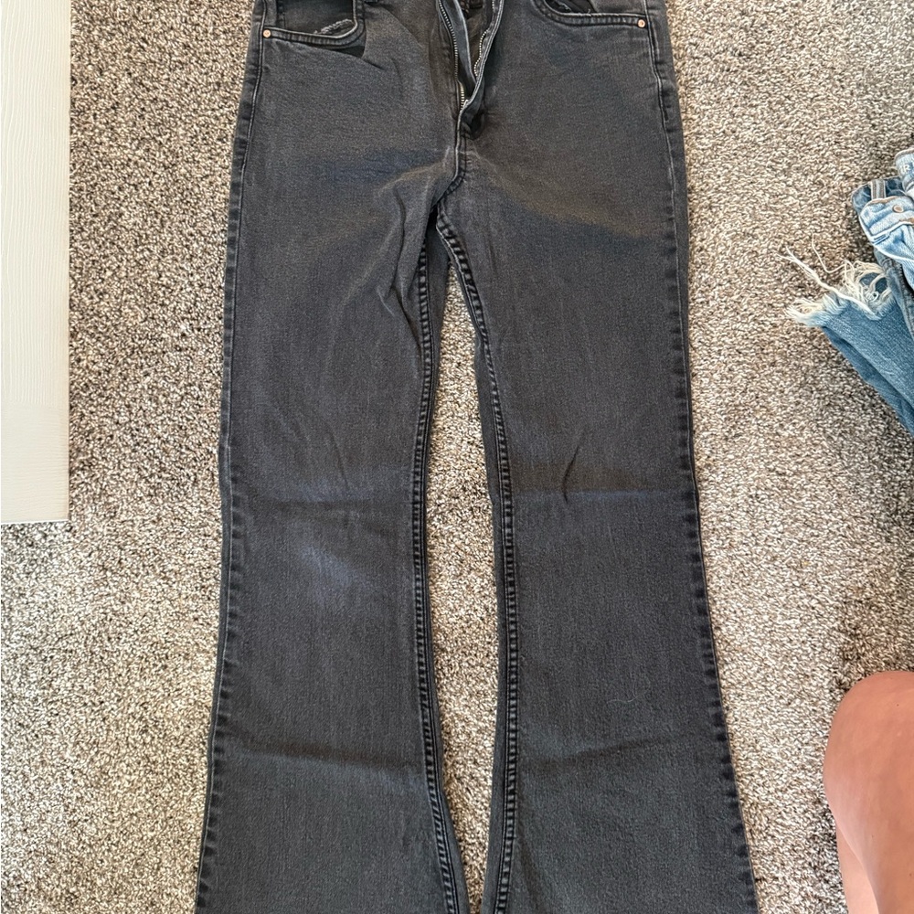 Cotton On Women's Dark Gray Boot Cut Jeans
